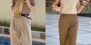 T-shirt + wide-leg pants are really bad on the street (seeing these fashion demonstrations are not vulgar but more advanced)