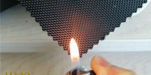 What will happen if permanent flame retardant fabrics encounter fire?