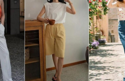 Tired of wearing T-shirts + wide-leg pants (try these 3 combinations this summer to look slim and fashionable)