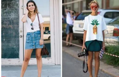 How to tuck a T-shirt into a skirt and look good (then you have to remember these four points)