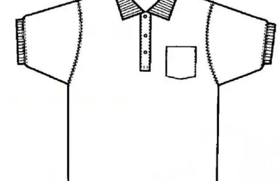 What are the specifications for customized personalized t-shirts (pattern making and drawing of men’s polo shirts and t-shirts)