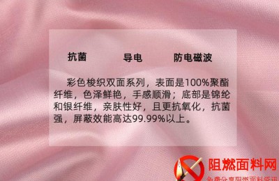 Flame retardant antistatic underwear