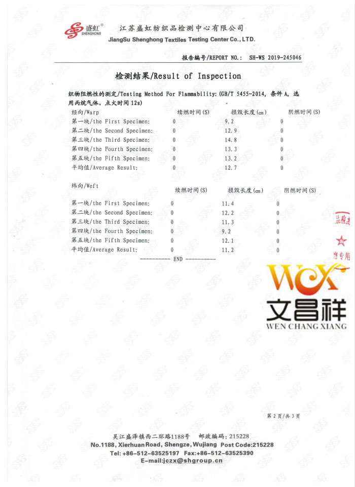 -Flame Retardant Standard